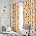thumbnail image 5 of Blackout Kids Curtains,Orange Cow Heart Pattern Childrens Insulated Curtains Set Of 2,Bedroom Essentials,Toddler Room Decor 52x84in(132x213cm), 5 of 5
