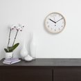 thumbnail image 2 of Rimwood Wall Clock 11 White/Natural, 2 of 4