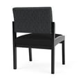thumbnail image 3 of Pemberly Row Chaise d'Appoint Sans Accoudoirs pour Réception en Polyuréthane, Noire, 3 of 5