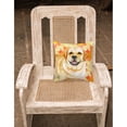 thumbnail image 2 of Carolines Treasures BB9925PW1818 Golden Retriever Fall Fabric Decorative Pillow  18H x18W multicolor, 2 of 2