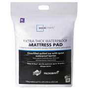 Mainstays Extra Thick Waterproof Mattress Pad, King
