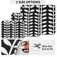 thumbnail image 4 of Black and White Leaf Pattern Diatomaceous Earth Water Absorbent Mat, Anti-Slip Rubber Backing, 15.7" x 11.8", 4 of 11