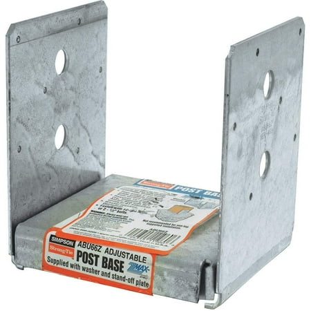 

Simpson Strong-Tie ABU66Z Post Base 12-Ga Zmax 10Pk