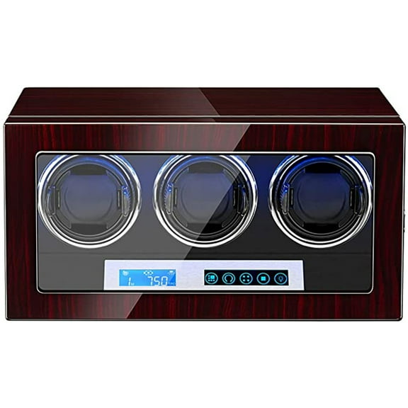 Piano Finish with High-Gloss Lacquer,Upgraded Adjustable Watch Pillows,Powered by Quiet Japanese Mabuchi Motor with LCD Touch Screen and Remote Control