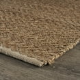 thumbnail image 2 of Ox Bay Ollie 7'9" x 9'9" Natural Brown Chevron Braided Jute Indoor Area Rug, 2 of 5