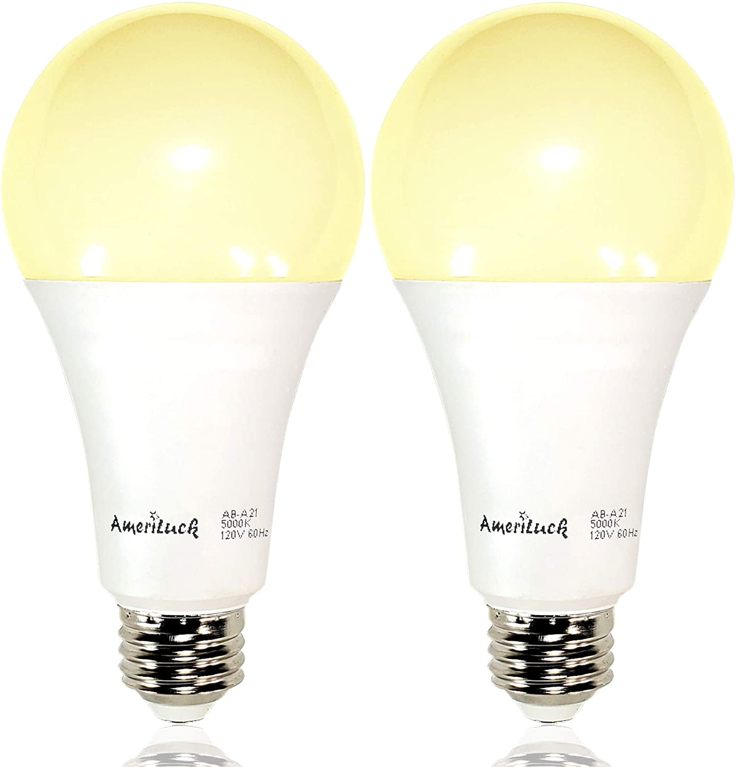 3Way LED A19 Light Bulb 5075100W Equivalent 2700K Soft White (4 Pack