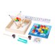 thumbnail image 3 of Juego de de clip de madera Juego de de tablero Montessori para interacción de juego de rol de actividad, 3 of 9