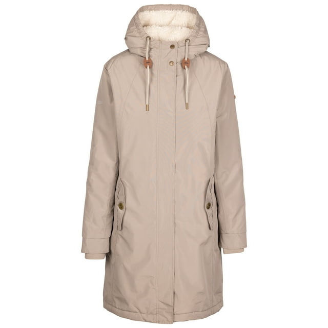 Trespass Manteau Imperméable pour Femmes avec Molleton Sherpa et Capuchon Cultivé, Rappel