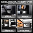 thumbnail image 4 of Flexzion Small Safe Box with Drop Slot - Electronic Drop Safe Box for Money with Digital Combination Keypad Lock - Cash Safe Box for Cabinets, Home &, 4 of 9