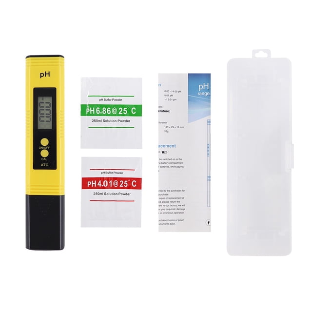 PH Meter 0.01 High Precision For Water Quality Tester With 0-14 Measurement Range Suitable Aquarium Swimming Pool