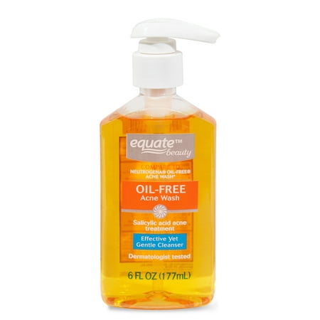 Equate Beauty Oil-Free Acne Wash, 6 fl oz (The Best Acne Cleanser)