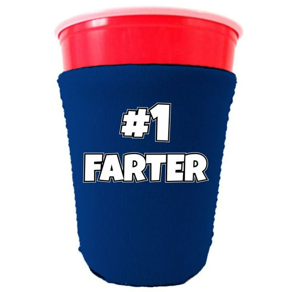 #1 Farter Party Cup Coolie (Royal Blue)