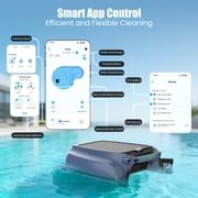 AIRROBO SP200 Pool Skimmer Solar Powered Robotic Cleaner with App Control,20-Hour Runtime,Smart Obstacle Avoidance