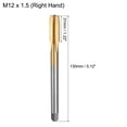 thumbnail image 2 of Metric Thread Tap M12 x 1.5 H2 130mm Straight Flute Tapping Repair Tool, 2 of 7