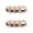 Skin-2PCS, variant on Multi-Hole Fabric Toe Corrector Bands, SEBS Soft Toe Separators, Stretch Fit for Bunion & Overlapping Toes, 4-Toe Separator, 2PCS
