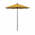 thumbnail image 2 of California Umbrella 7.5' Venture Series Patio Umbrella With Matted White Aluminum Pole Fiberglass Ribs Push Lift With Sunbrella 2A Linen Sesame Fabric, 2 of 7