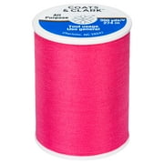 Coats & Clark All Purpose Bright Rose Polyester Thread, 300 Yards
