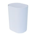 thumbnail image 4 of Mainstays Flip Top Plastic Wastebasket White, 4 of 5