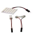 thumbnail image 1 of 24SMD 3528 24 LED Panel White Car Reading Map Lamp Auto Dome Interior Bulb Roof Light with T10 Adapter, 1 of 1