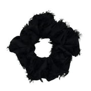 Kitsch Hair Brunch Scrunchie Hair Tie, Black Fray, 1 ct