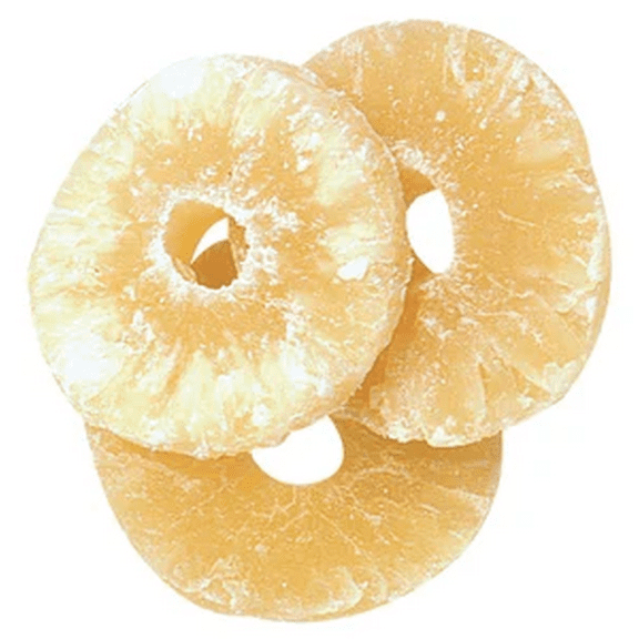 NY SPICE SHOP Pineapple Rings, Low Sugar - 1 Pound - Without S02