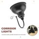 thumbnail image 5 of Aplique de Pared Vintage Cuello Cisne Luz Industrial Granja Exterior Impermeable (Negro), 5 of 5
