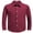 Deep Red, variant on Boys Long Sleeve Dress Shirt Button Down Shirts Formal School Uniform Shirt