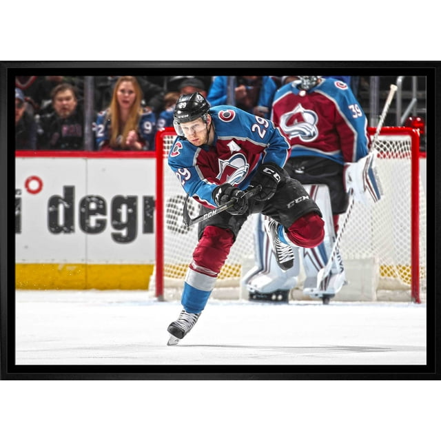 Toile Encadrée Nathan MacKinnon Colorado Avalanche 20x29 Passage