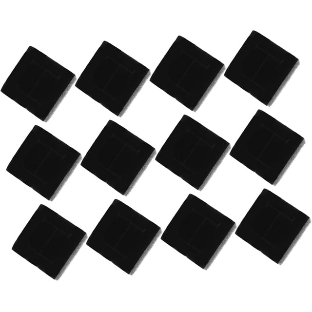 Yazoeia 20pcs Box Jewelry Box Sponge Pad for Ring Foam Ring Pad Sponge Earring Tray Ring Display Pad Jewelry Foam Insert Earring Sponge Liner Jewelry Display Sponge Pad Ring Holder Inserts