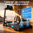 thumbnail image 3 of MERACH 2.5HP Folding Treadmill with Incline, Fitness Treadmill for Home with APP, 0.8-7.5MPH, LED Display, 3 of 9