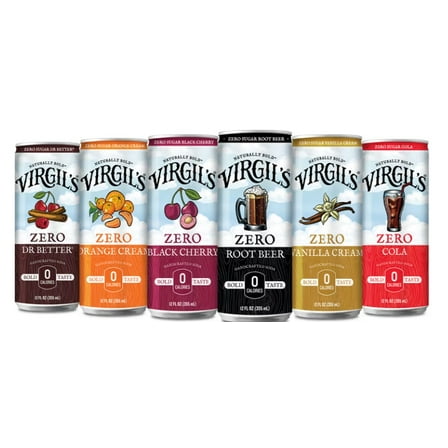 Virgil's Zero Sugar Keto Soda Variety, 12 ounce Pack of 12