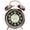 Retro-Red, variant on CHEREEKI Loud Alarm Clock for Heavy Sleepers Adults, Analog Clocks Battery Operated with Large Numbers, Backlight, Silent Non-Ticking & Luminous Dial, Clock for Bedroom, Included Battery, Retro-Red