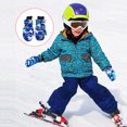 thumbnail image 2 of Naiovety 3 pares de manoplas para niños invierno impermeable camuflaje impreso espesar diseño azul Suministros térmicos Azul Naiovety HA059239-01B, 2 of 5