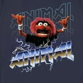 thumbnail image 2 of Women's The Muppets Animal Metal Graphic Tee Navy Blue Large, 2 of 4