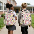 thumbnail image 4 of FKELYI 3D Floral Baseball Pink Bow Print 17 Inch School Backpack for Girls Primary School Backpacks Spacious Bookbag with Ergonomic Straps Casual Daypack for Age 6-12, 4 of 7