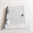 thumbnail image 2 of A6 Clear Plastic PVC Notebook Cover With Inner Pockets, 6 Ring Budget Journal Folder With Silver Round Rings, Binder For Loose Leaf Inserts, Black (Multicolor, 19.00), 2 of 9