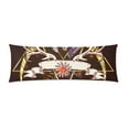 thumbnail image 1 of YUSDECOR Boho Design Body Pillow Pillowcase Pillow Protector Cushion Cover 20x60 Inch, 1 of 2