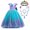 Style-2+Accessories, variant on HAWEE Girls Mermaid Costume Princess Dress Up Lace Floral Off Shoulder Mermaid Evening Elegant Dress with Accessories