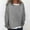 1# Gray cheap stuff under 5 dollars, variant on Dyegold Women'S Sweatshirts Ladies Fashion Solid Color Round Neck Blouse Fall Tops For Women Womens Tunic Tops Fall Outfits Long Sleeve Christmas Women’S Sweatshirt On-trend Low Spend