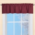 thumbnail image 2 of Collections Etc Solid Textured Swag Window Valance with Rod Pocket Top for Easy Hanging, 2 of 5