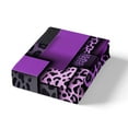 thumbnail image 4 of Erosebridal Chic Leopard Print Comforter Cover Twin, Purple Duvet Cover Twin, Fashion Geometric Decor, Reversible 2pcs（No Comforter）, 4 of 7