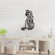 thumbnail image 4 of Cuadro Decorativo de Metal con Diseño gato geometrico Extra grande, 4 of 4