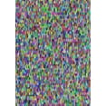 thumbnail image 1 of Ahgly Company Machine Washable Indoor Rectangle Transitional Green Area Rugs, 8' x 12', 1 of 7