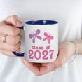 thumbnail image 5 of CafePress - Class Of 2027 Girls Graduation Mug - 11 oz Ceramic Mug - Novelty Coffee Tea Cup, 5 of 6
