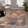 thumbnail image 5 of LR Home Holi Durable Performance Area Rug Indoor in Gray/Blue, 9' x 12', 5 of 9