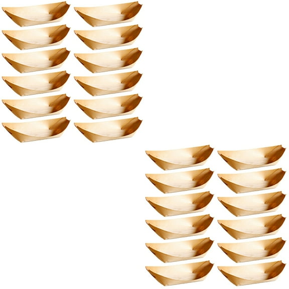 2 Count Boat Creative Serving Dish Dishes for Foods