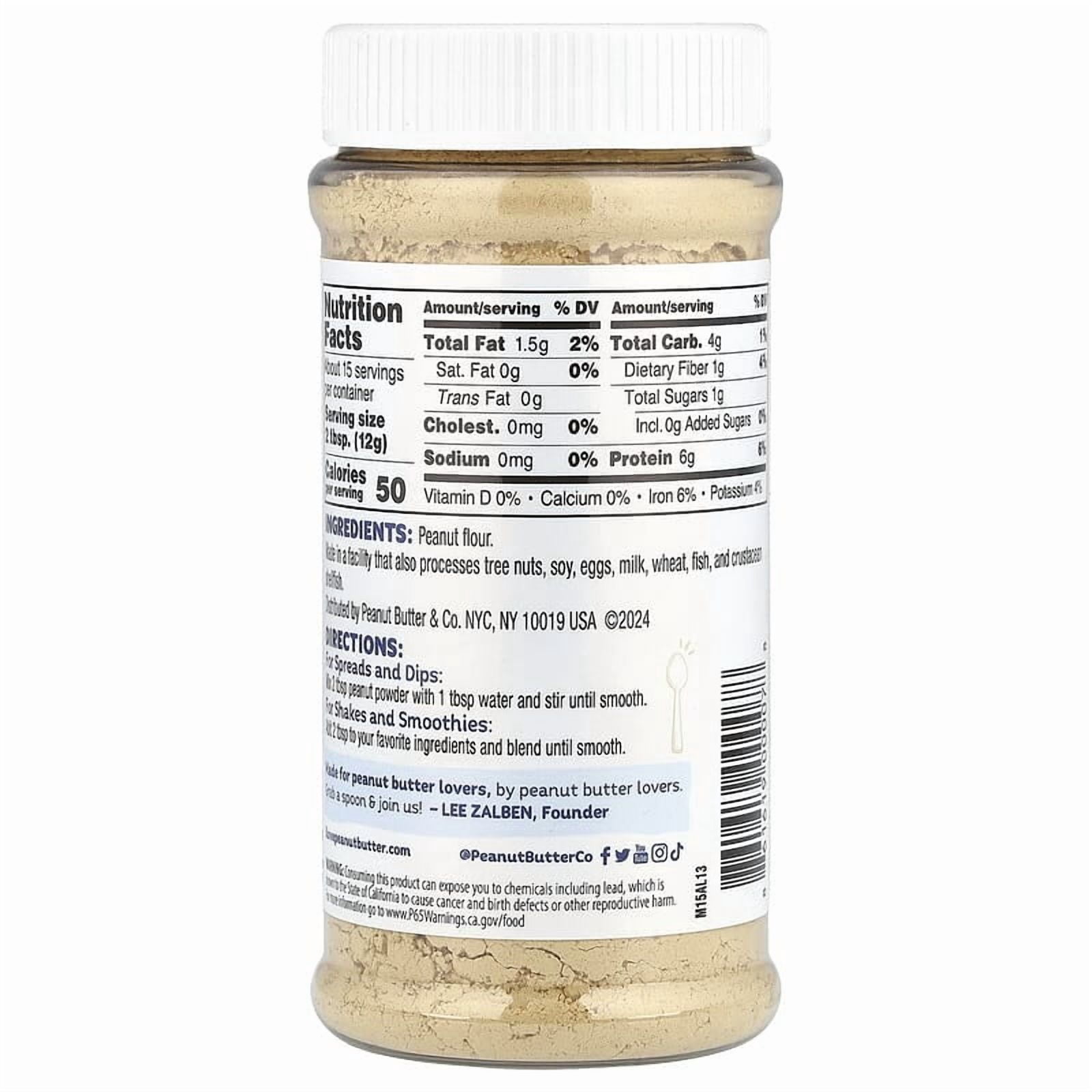 Peanut Butter & Co., Peanut Powder, 6.5 oz Pack of 3