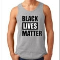thumbnail image 2 of Men Black Lives Matter Tank Top Outfit Soft and Comfy Tank Top, Lightweight Tank Top Color Sport Gray Small, 2 of 3