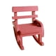 thumbnail image 4 of Sillas de madera para casa de muñecas, muebles para casa de muñecas, mecedora para playa Rosa, 4 of 9