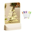 thumbnail image 2 of Joernso Acrylic Dry Erase Board with Light Easy to Clean Multipurpose LED Night Light Rewritable Drawing Board with 7 Color Pens, 2 of 8